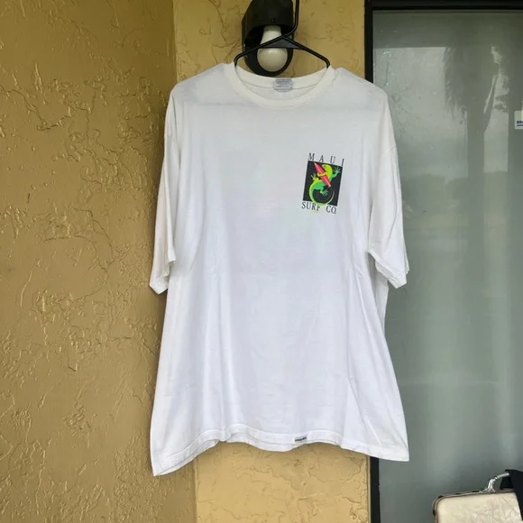 Vintage 80s Crazy Shirts Maui Surf T-shirt XL - Picture 2 of 4